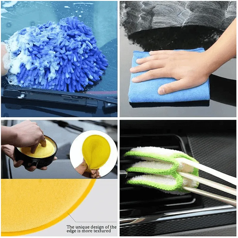Car Cleaning Set Beauty Brush 27 PCS Set Dust Removal